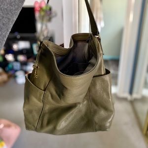 Olive green Fossil shoulder bag